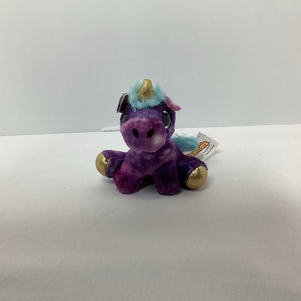 Surprizamals Purple Deanna Unicorn Mini Horse Plush Stuffed Animal 3" - Picture 4 of 10